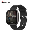 Bluetooth5.0 Monitorización del ritmo cardíaco Presión arterial y reloj de pulsera inteligente de fitness con pantalla táctil única dinámica